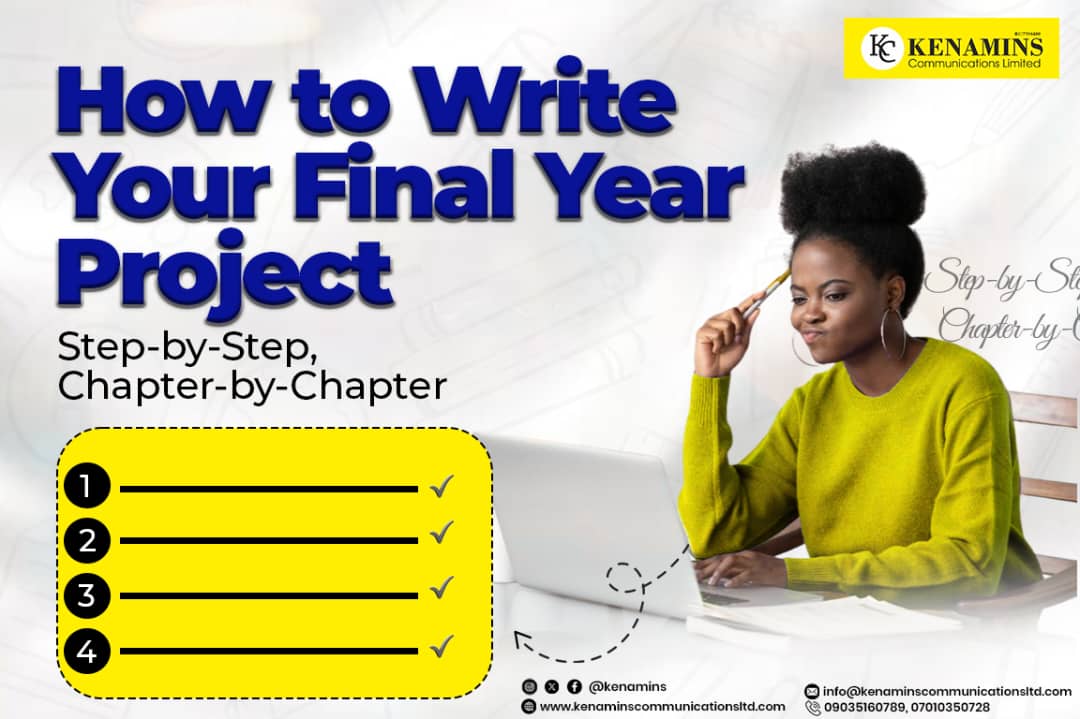How to Write Your Final Year Project: Step-by-Step, Chapter-by-Chapter Template (2025 Guide)